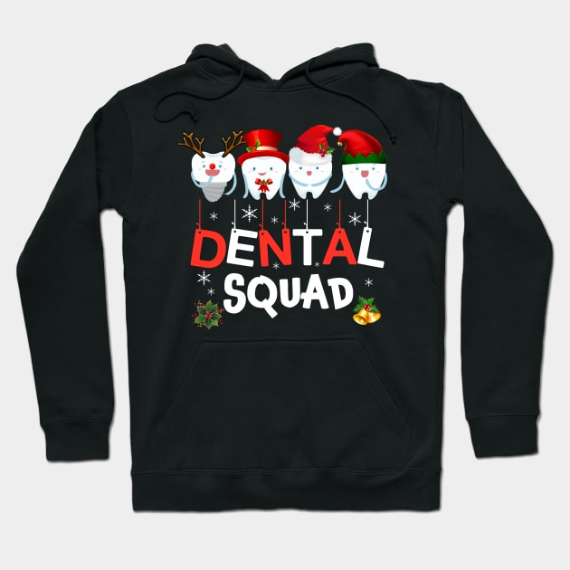 Dental Squad Teeth Christmas Tshirt Dental Assistant Gifts Hoodie by Danielsmfbb